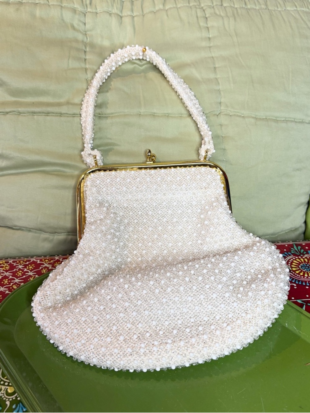 Corde’ Bead Bag, Mirror and Coin Purse